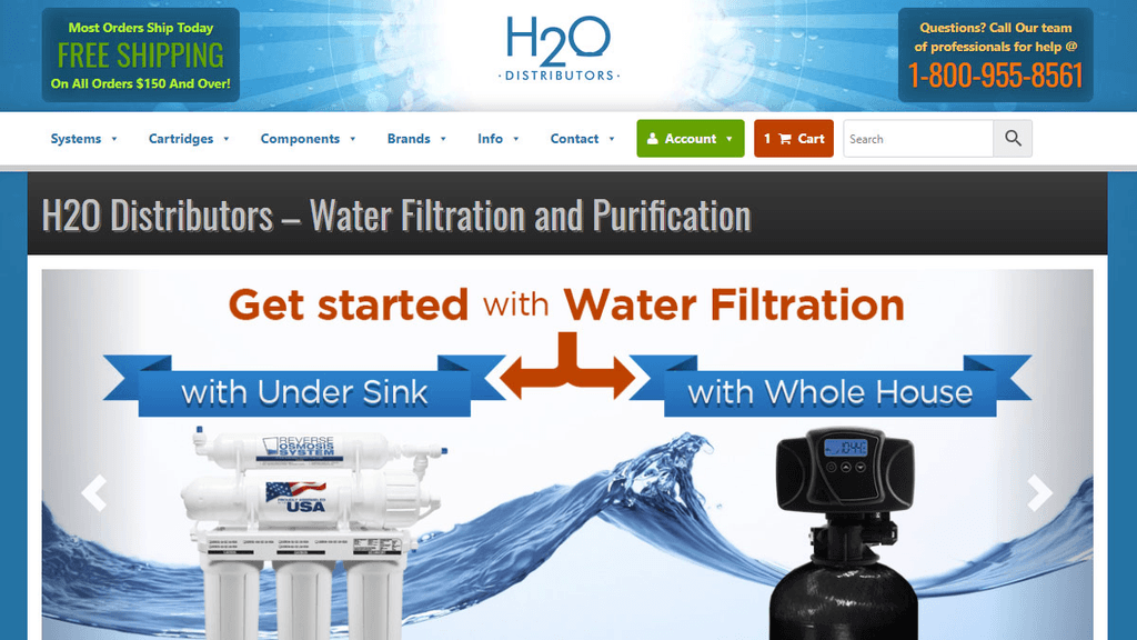 H2O Distributors banner
